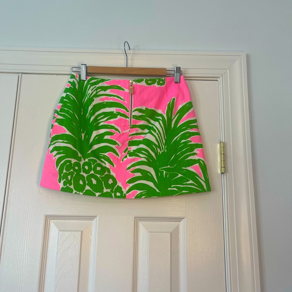 Lilly Pulitzer Pink Pout Flemenco Mini Skirt - Picture 2 of 5